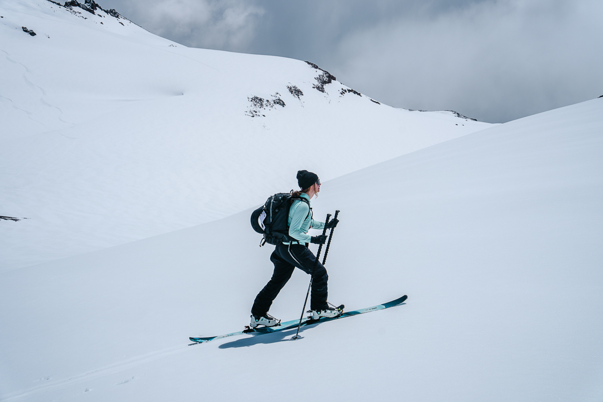 Women's Ski Bibs (Skinning on the Paradise Glacier)