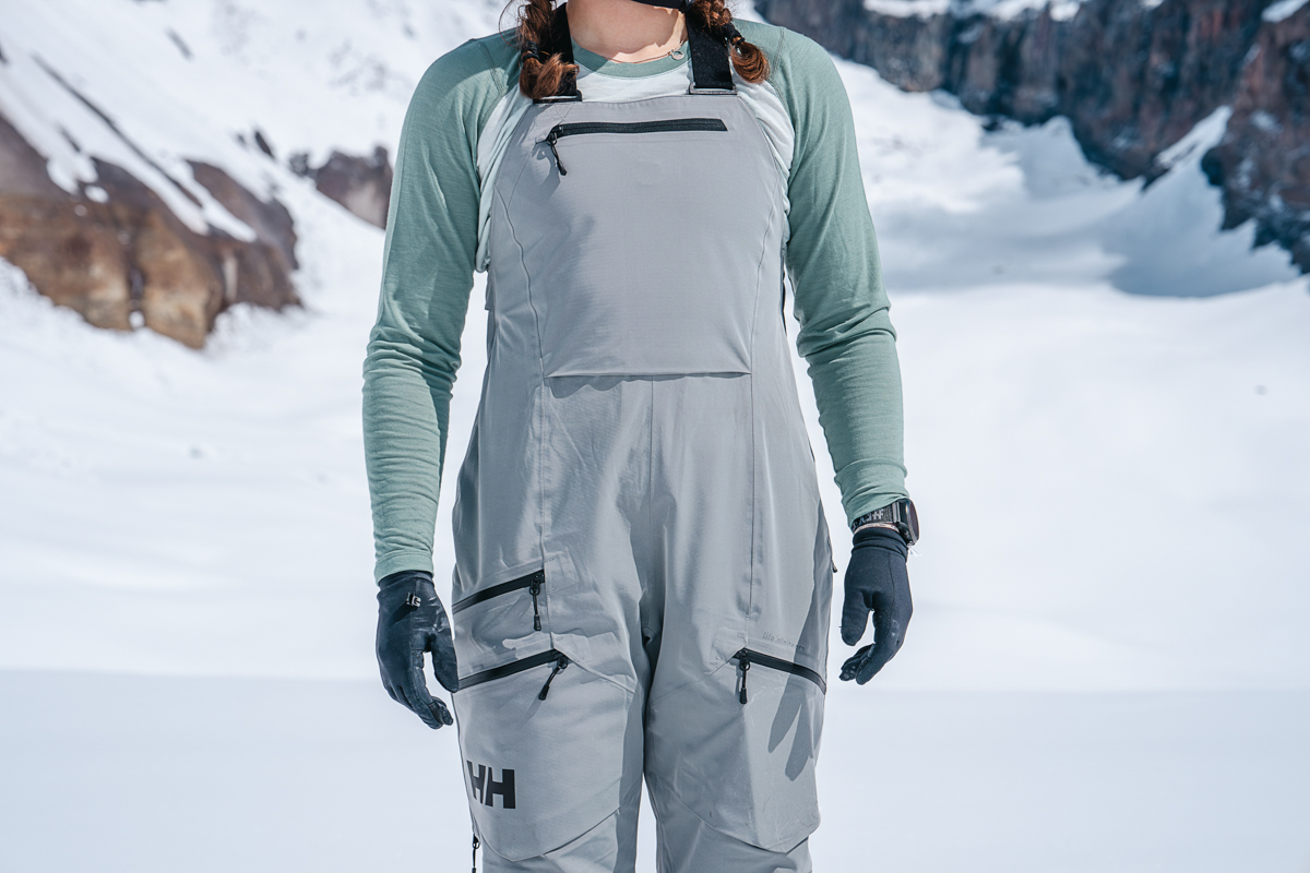 Women's Ski Pants (Front view of ski bibs) 