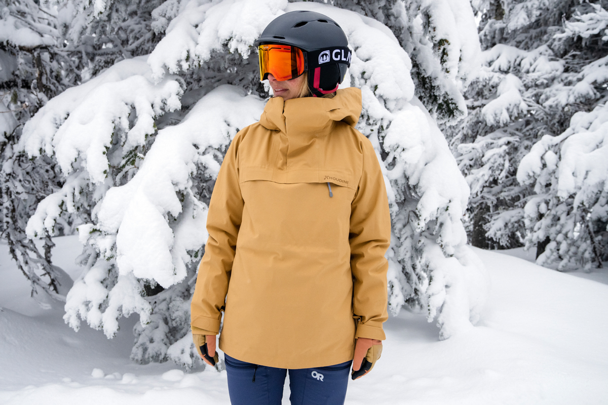 Women's snowboard jackets (jacket with longer%2C baggier cut)