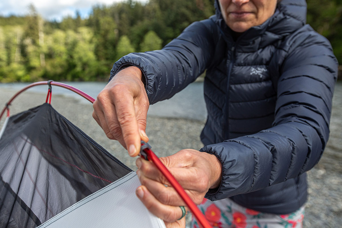 Arc'teryx Cerium Hoody (closeup of cuffs)