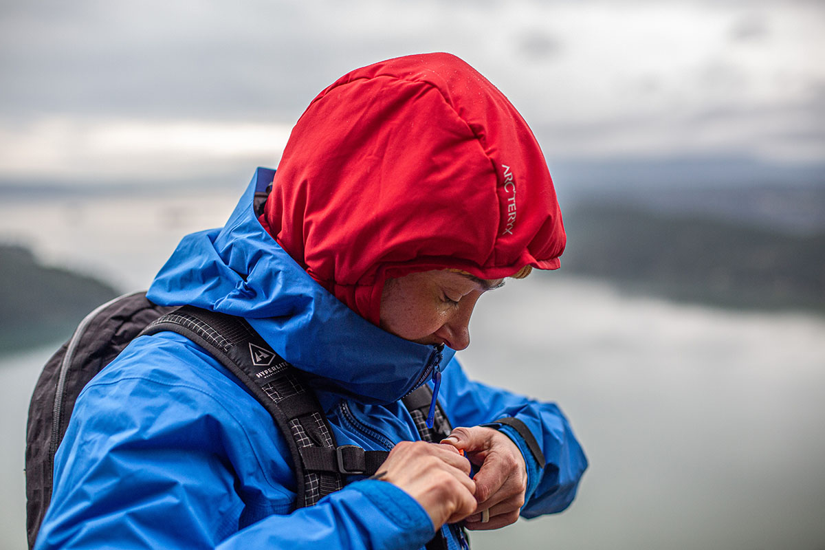 Arc'teryx Proton Heavyweight Hoody (hood closeup)