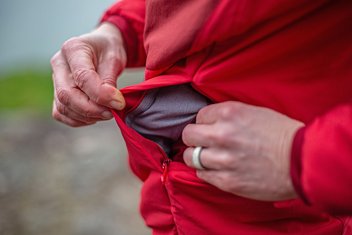 Arc'teryx Proton Heavyweight Hoody (inside of hand pocket)