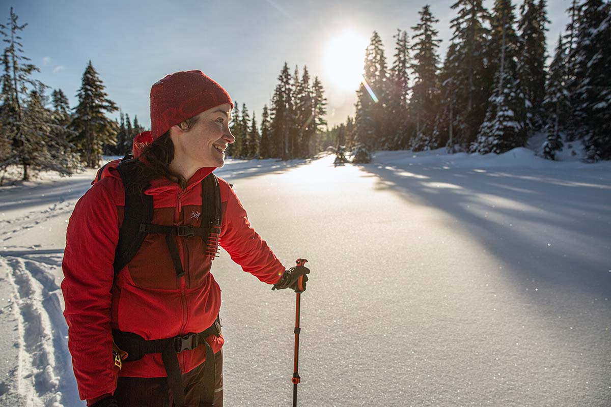 Arc'teryx Proton Heavyweight Hoody (smiling in backcountry)