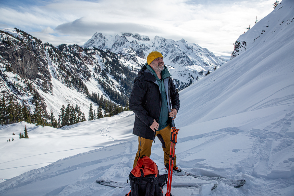 Arc'teryx Sabre SV (jacket over midlayer)