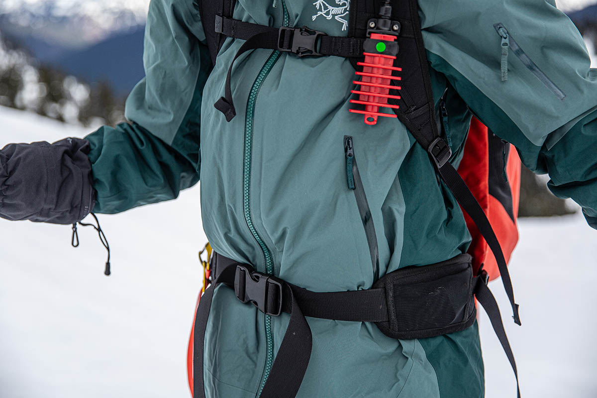 Arc'teryx Sentinel Insulated Jacket (closeup of exterior)