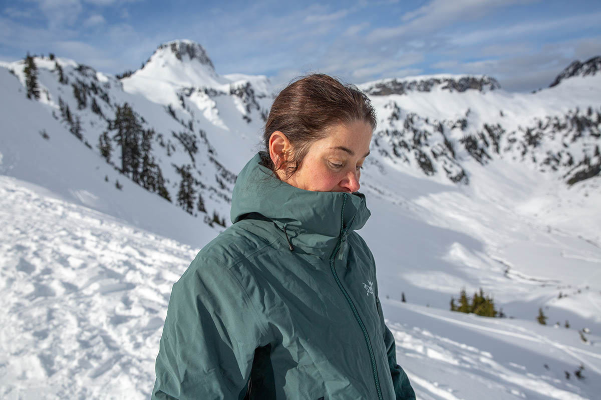 Arc'teryx Sentinel Insulated Jacket (with collar zipped up)