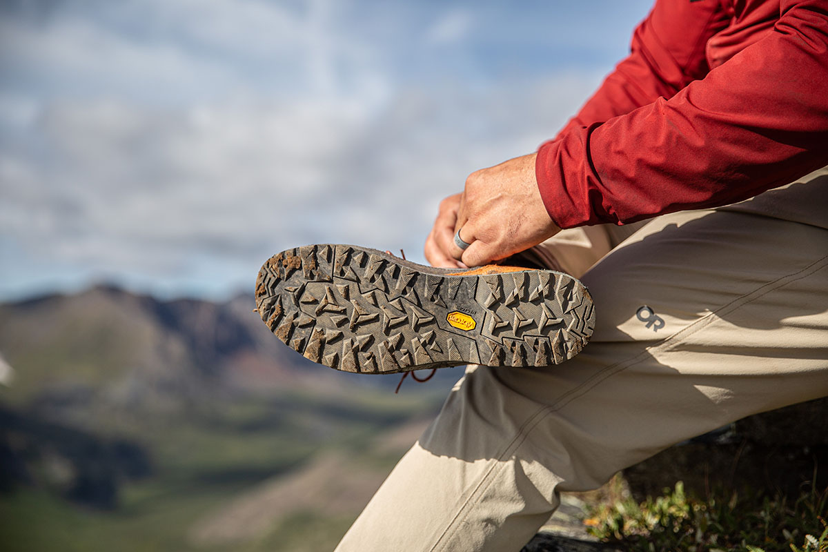 Asolo Falcon Evo GV hiking boots (tread design)