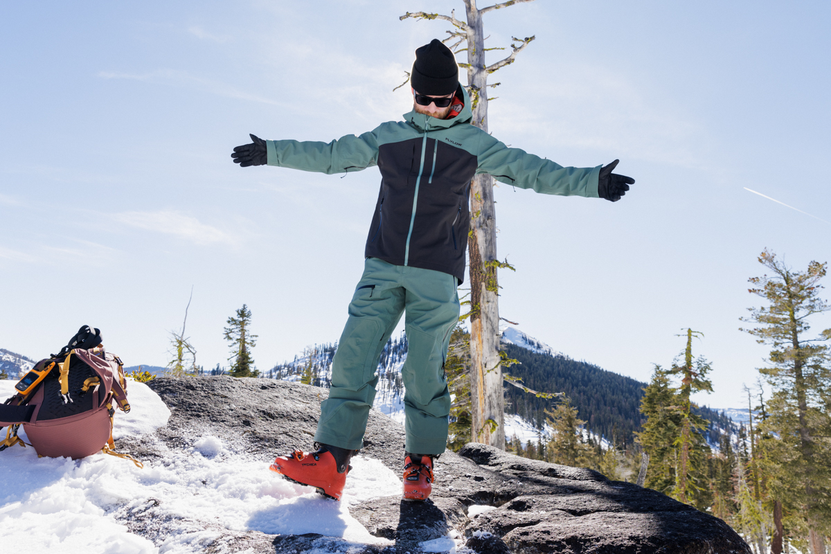 Flylow Gear Baker Bib (showing off fit)