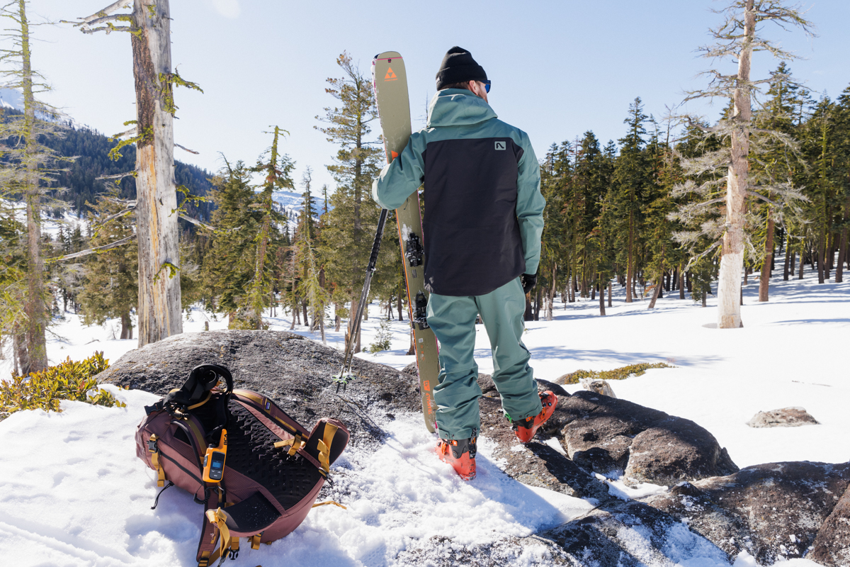 Flylow Gear Baker Bib (view from the back)