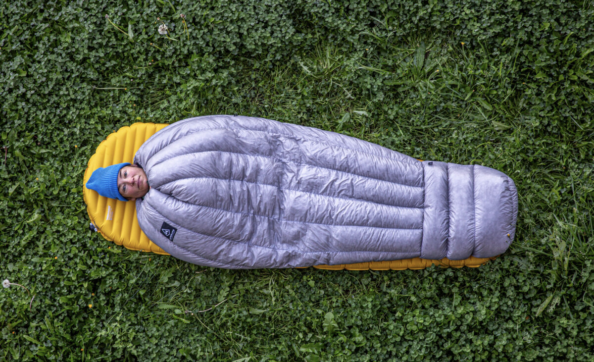 Hyperlite Mountain Gear 20-Degree Quilt (shot from above)