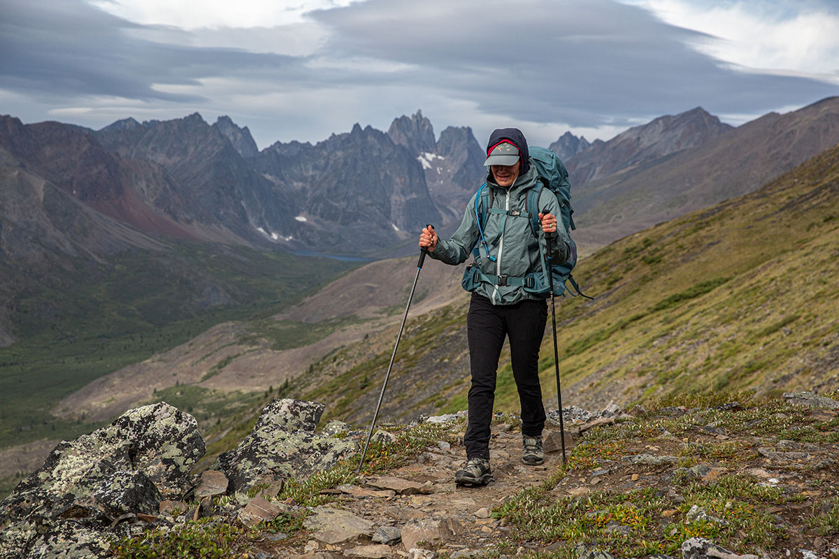 Osprey Renn 65 backpack  (backpacking in mountains)