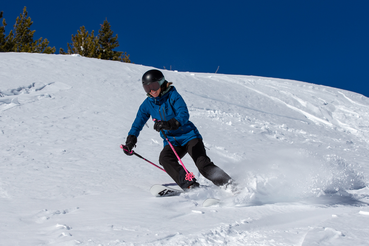 Patagonia SnowDrifter Jacket (skiing fast)