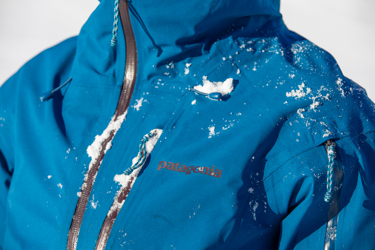 Patagonia SnowDrifter Jacket (snow on jacket)