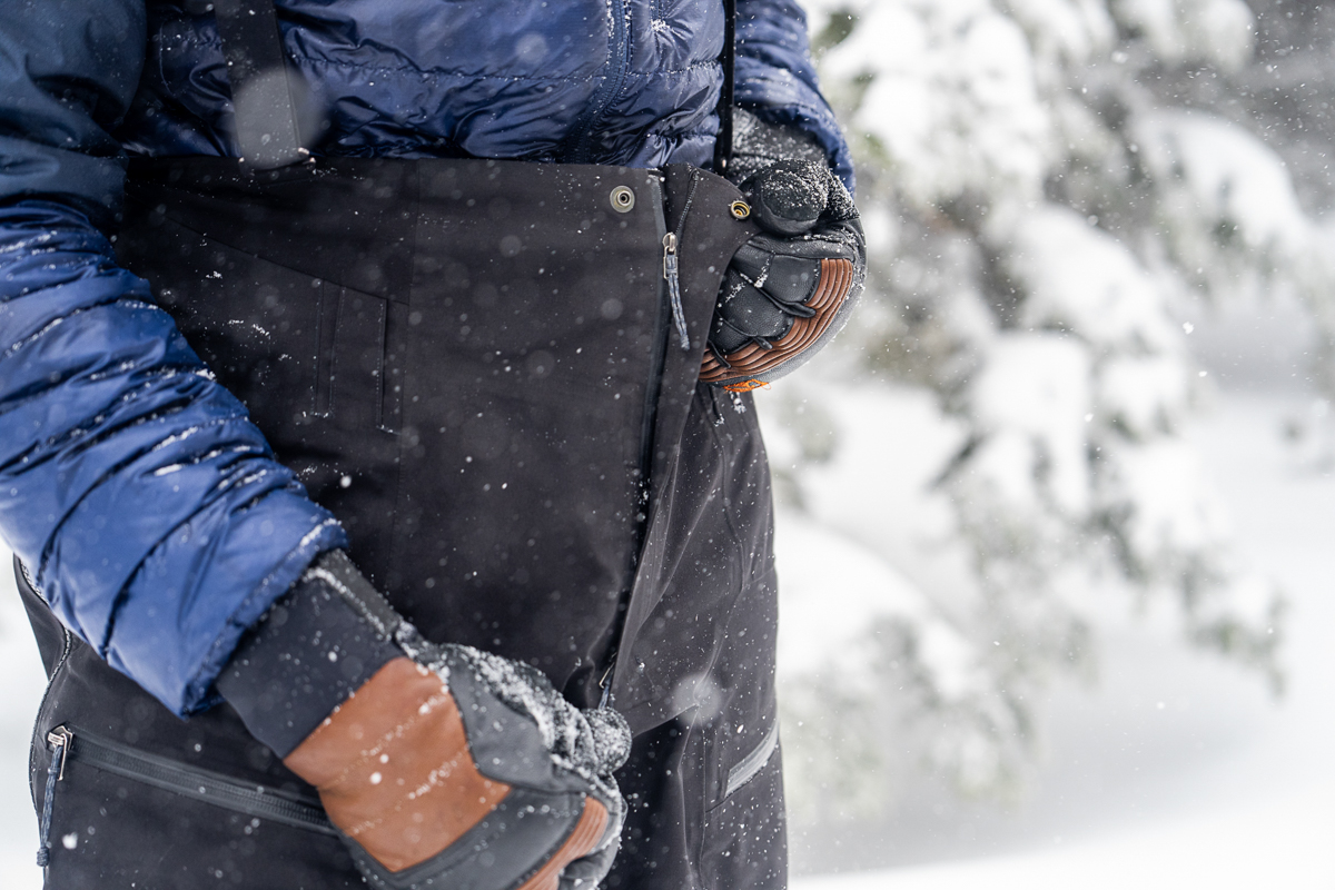 Patagonia Untracked Bibs (front fly)