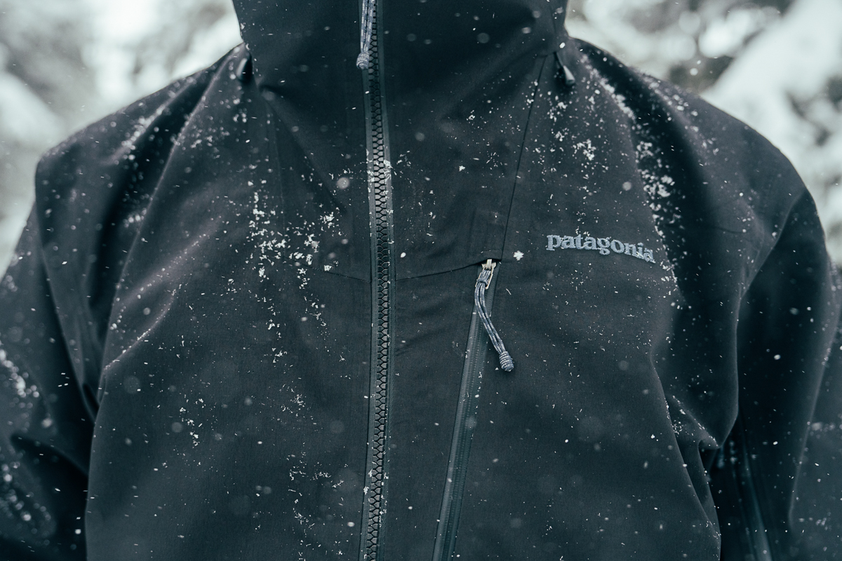 Patagonia Untracked Jacket (snow on jacket)