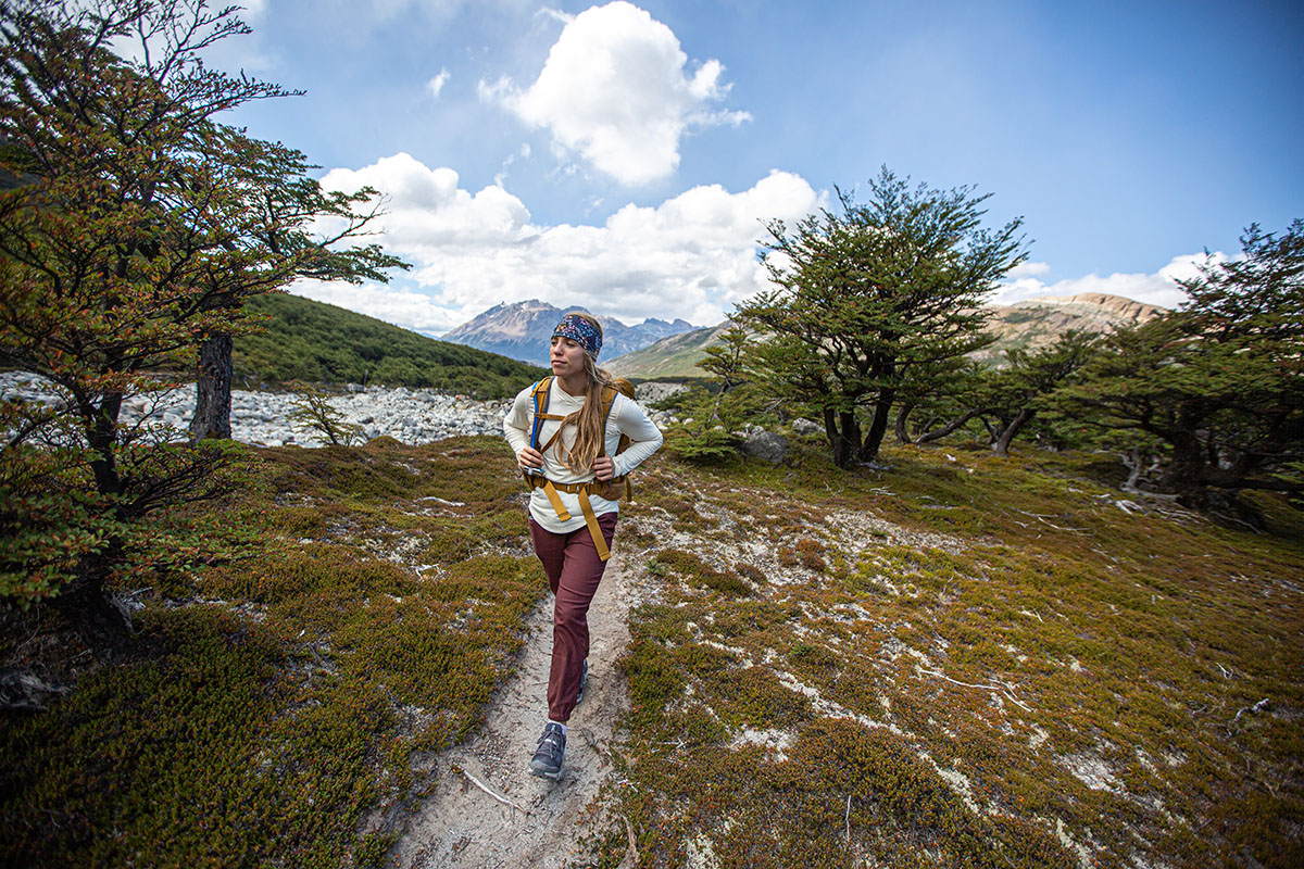 REI Co-op Trail 40 daypack (sunny hike in Patagonia)