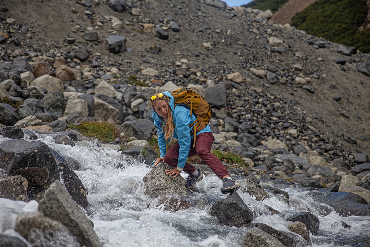 REI Co-op Trail 40 daypack (water crossing)