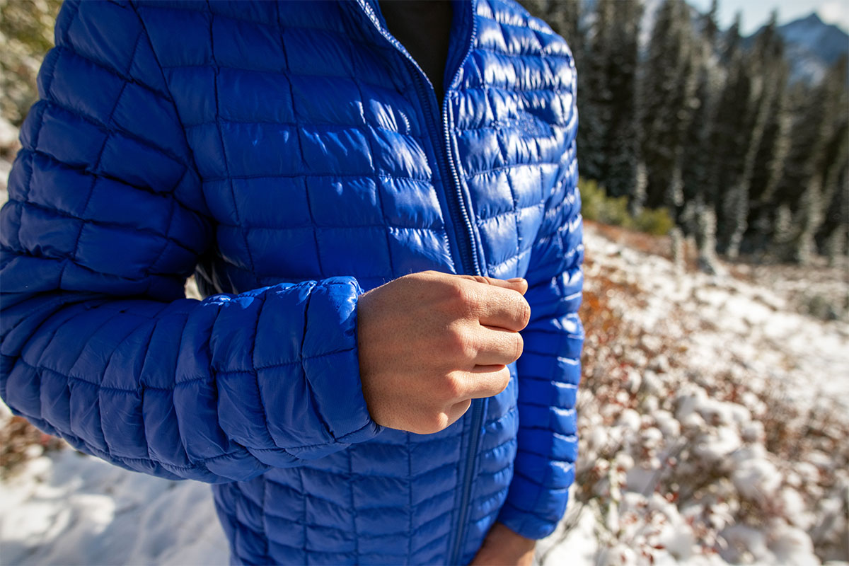 north face thermoball temperature range