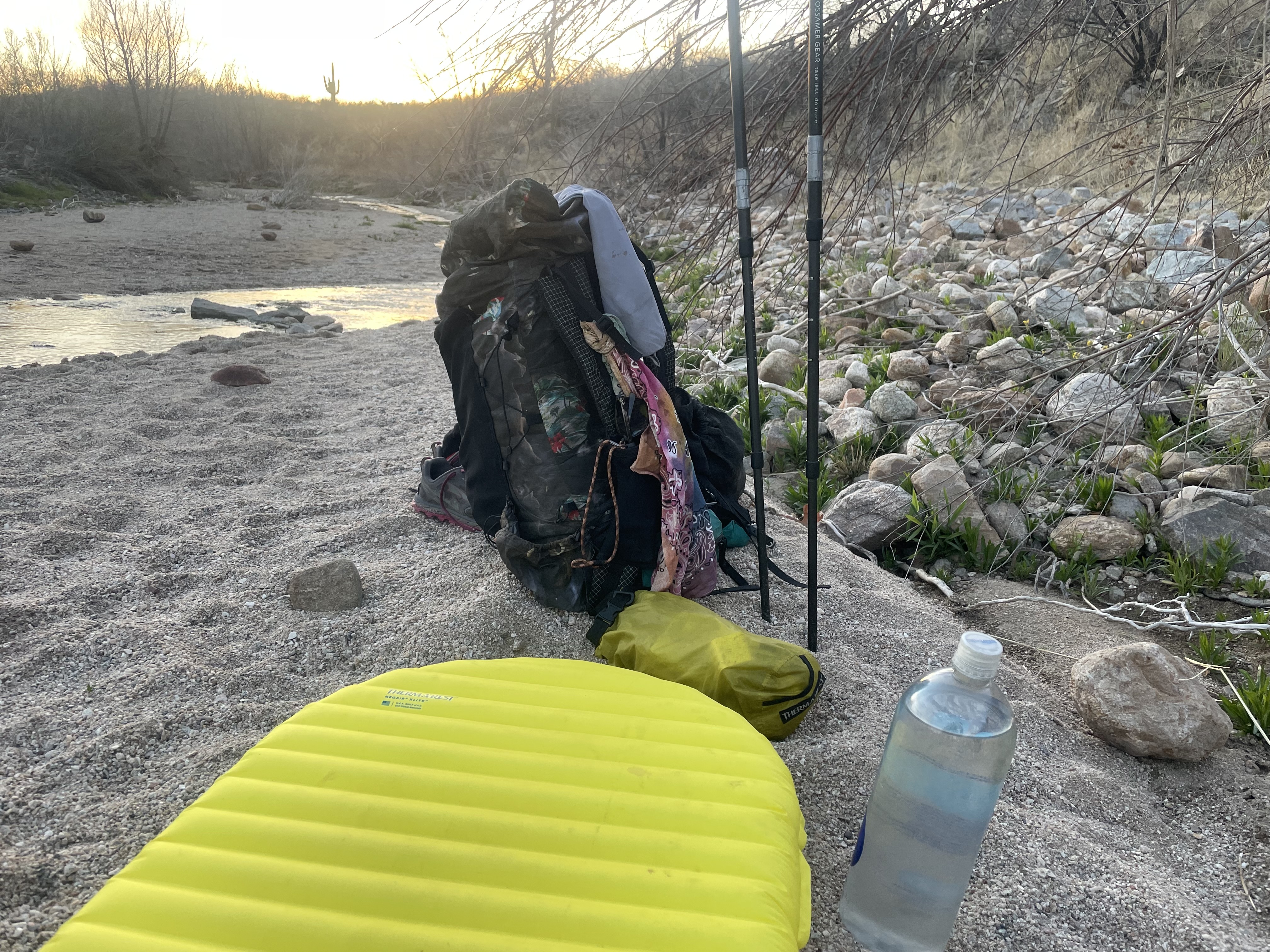 Therm-a-Rest NeoAir XLite sleeping pad (on Arizona Trail)