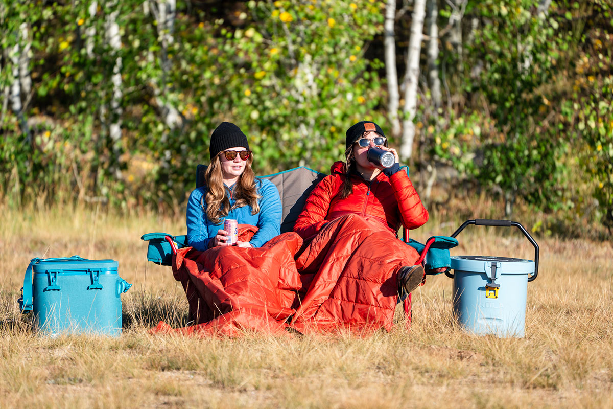 Backcountry Gift Guide (sitting in Kelty Low Loveseat)