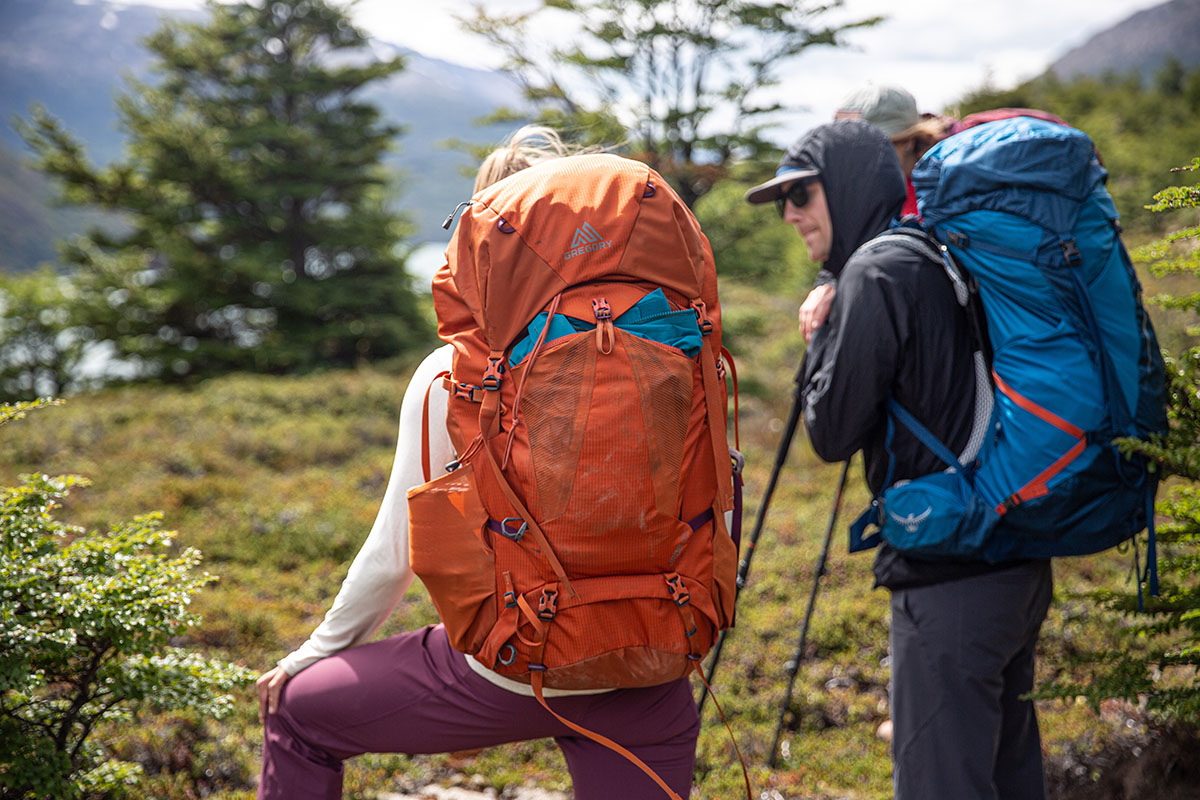 How to pack a backpack (shot of Gregory Jade 63 from front)