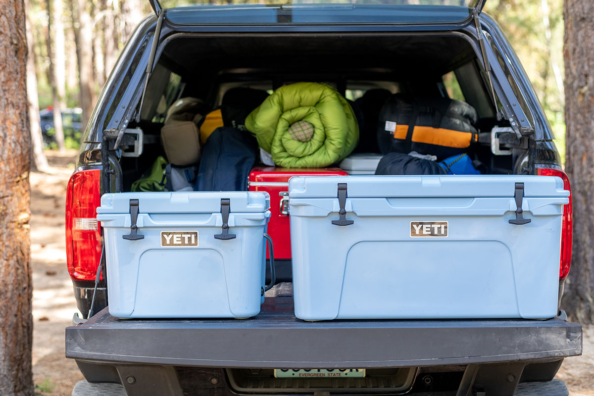 REI Co-op 4th of July Sale (Yeti Tundra coolers on tailgate)