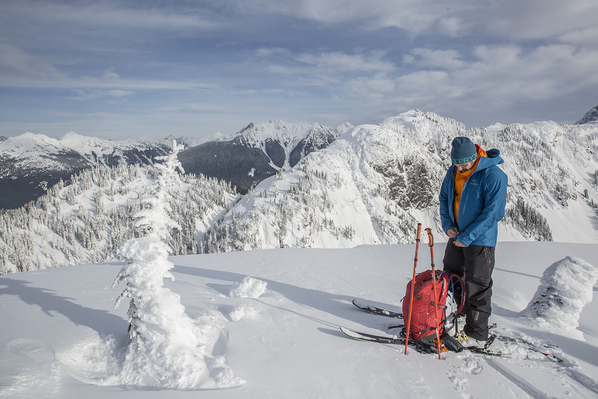 Arc'teryx Alpha SV hardshell jacket (transitioning)