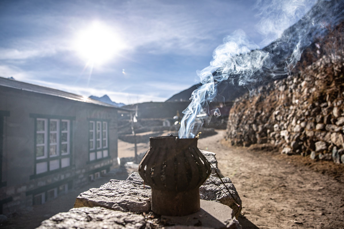 Nepal Trek (morning incense)