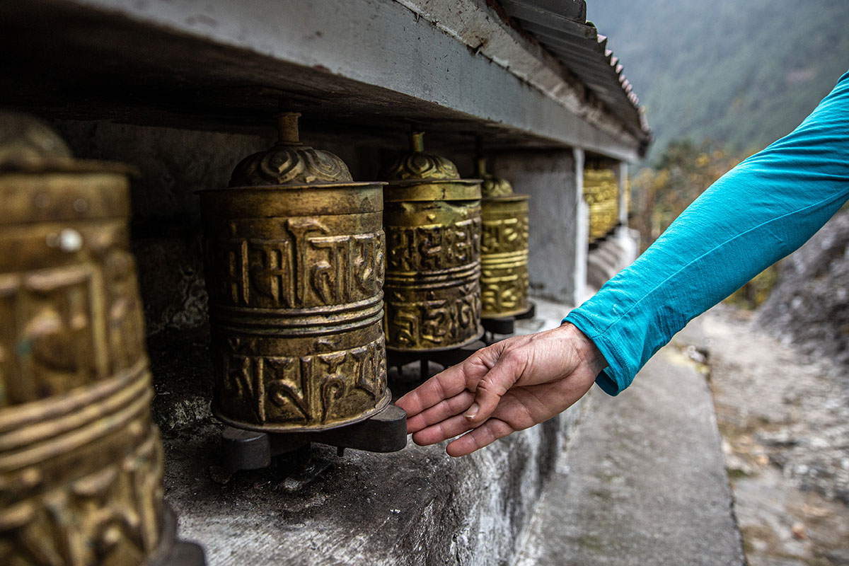 Nepal Trek (prayer wheels)