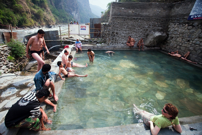 Annapurna Circuit Trek - Tatopani Hot Springs