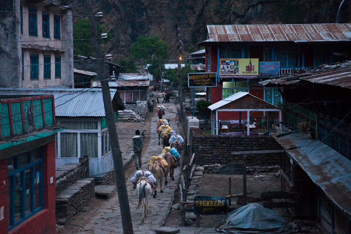 Annapurna Circuit Trek - Village of Tal