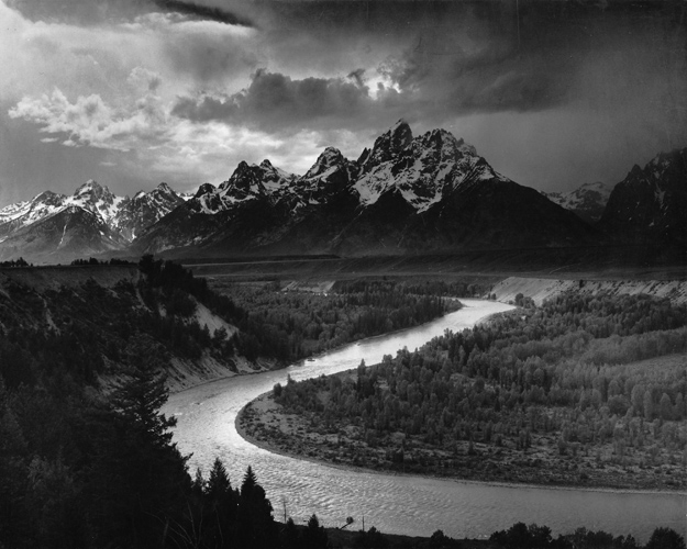 Ansel Adams - The Tetons - Snake River