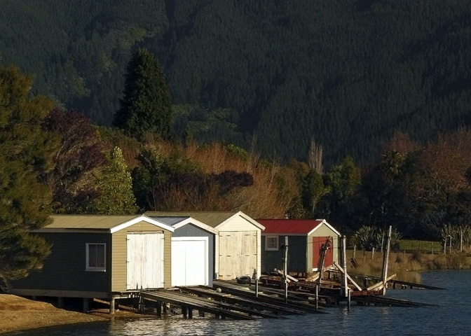 Marlborough Sounds - Boat Houses