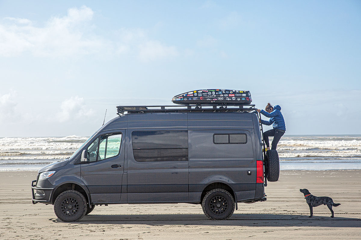 Sprinter Exterior Surf Rack Set – The Van Mart