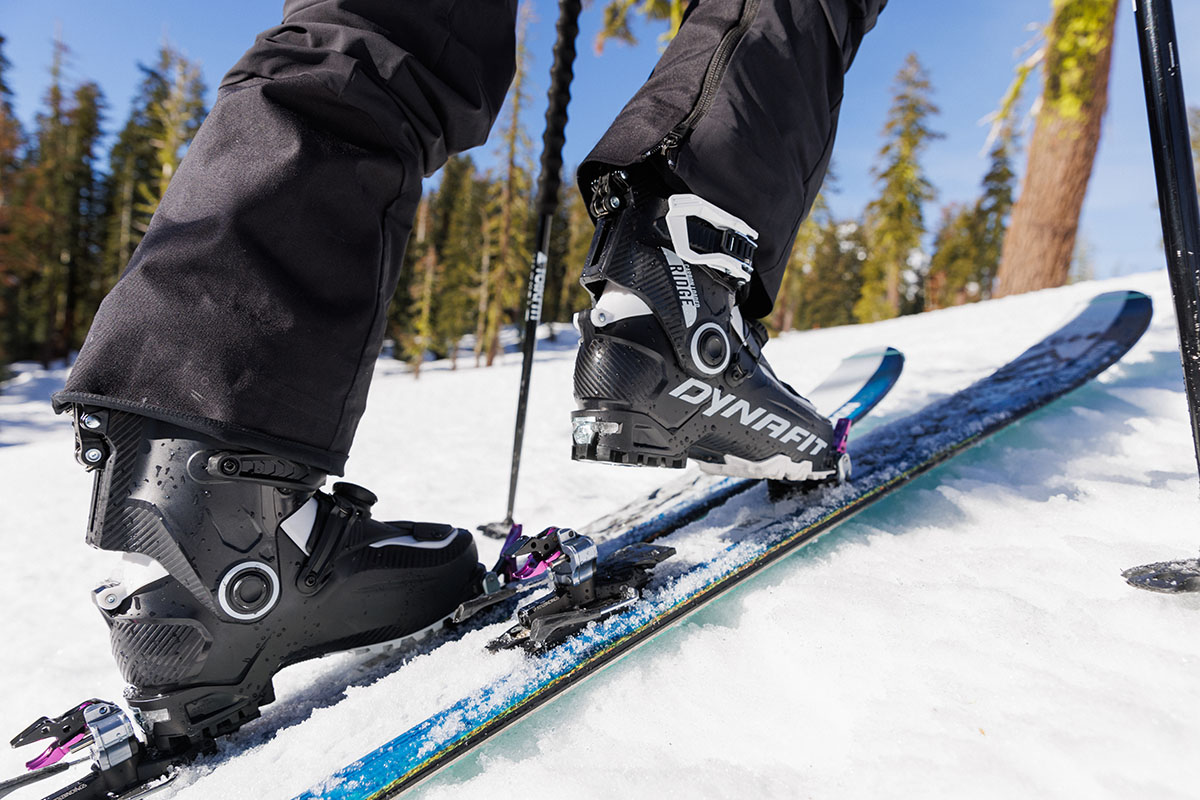 Dynafit Ridge Pro W ski boot (ascending in boots)