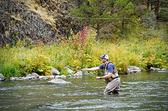 Fly fishing