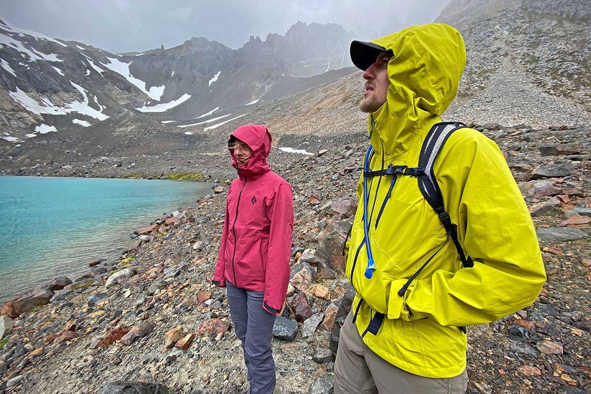 Outdoor Hiking Jacket Suits Waterproof Men Plus Size Windbreaker