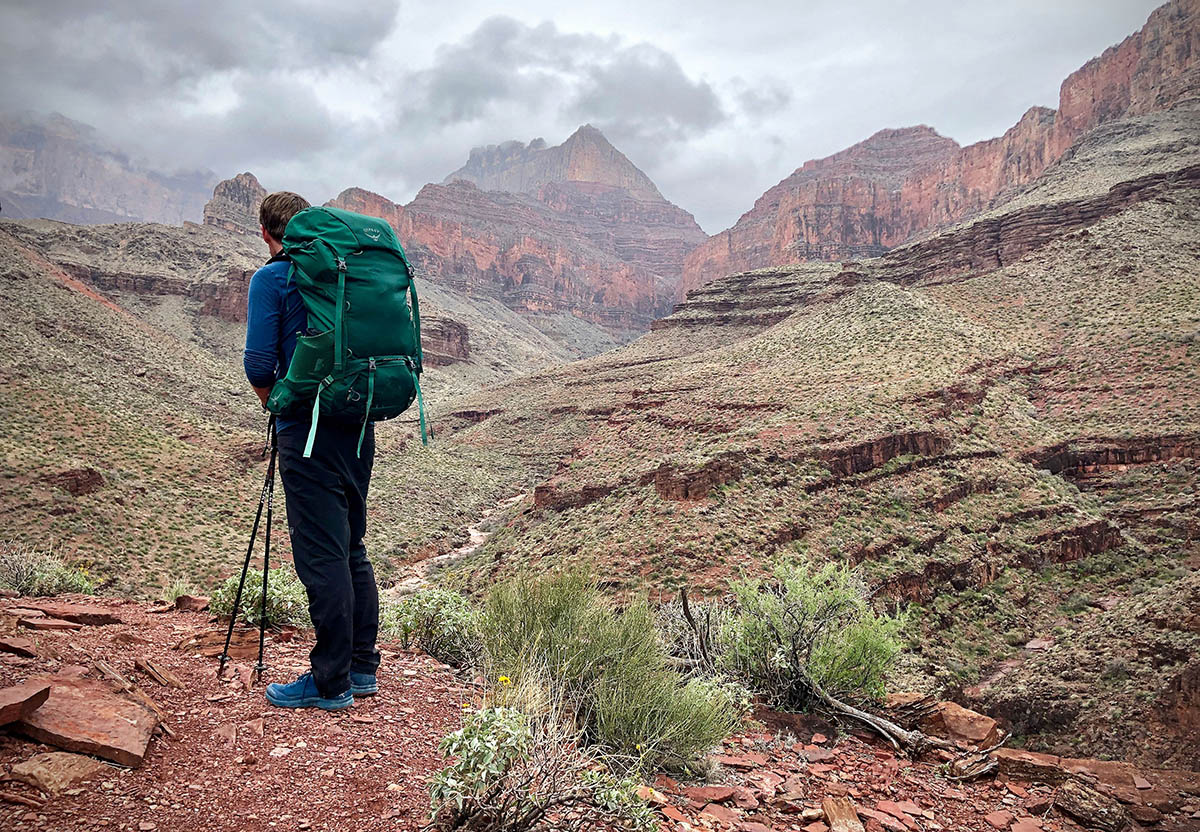 Osprey Rook backpacking pack (viewpoint)