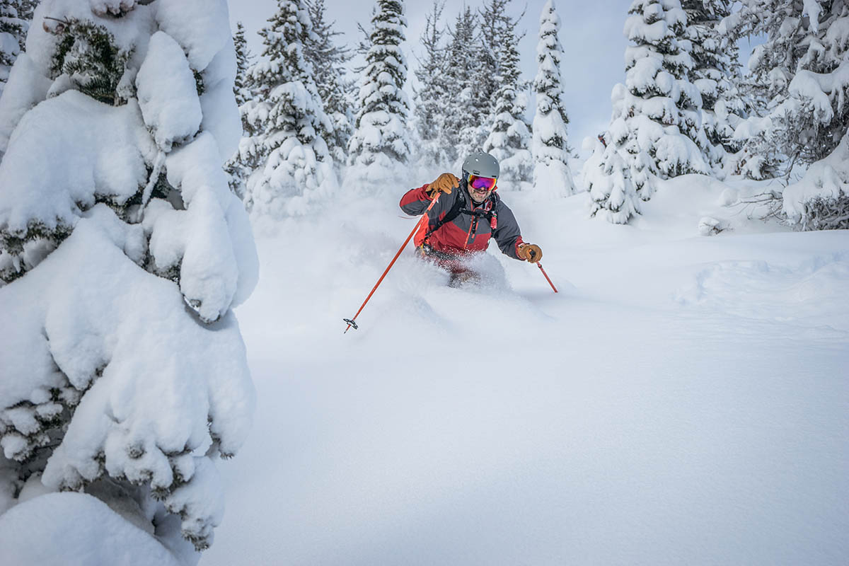 Outdoor Research Hemispheres (skiing deep powder)