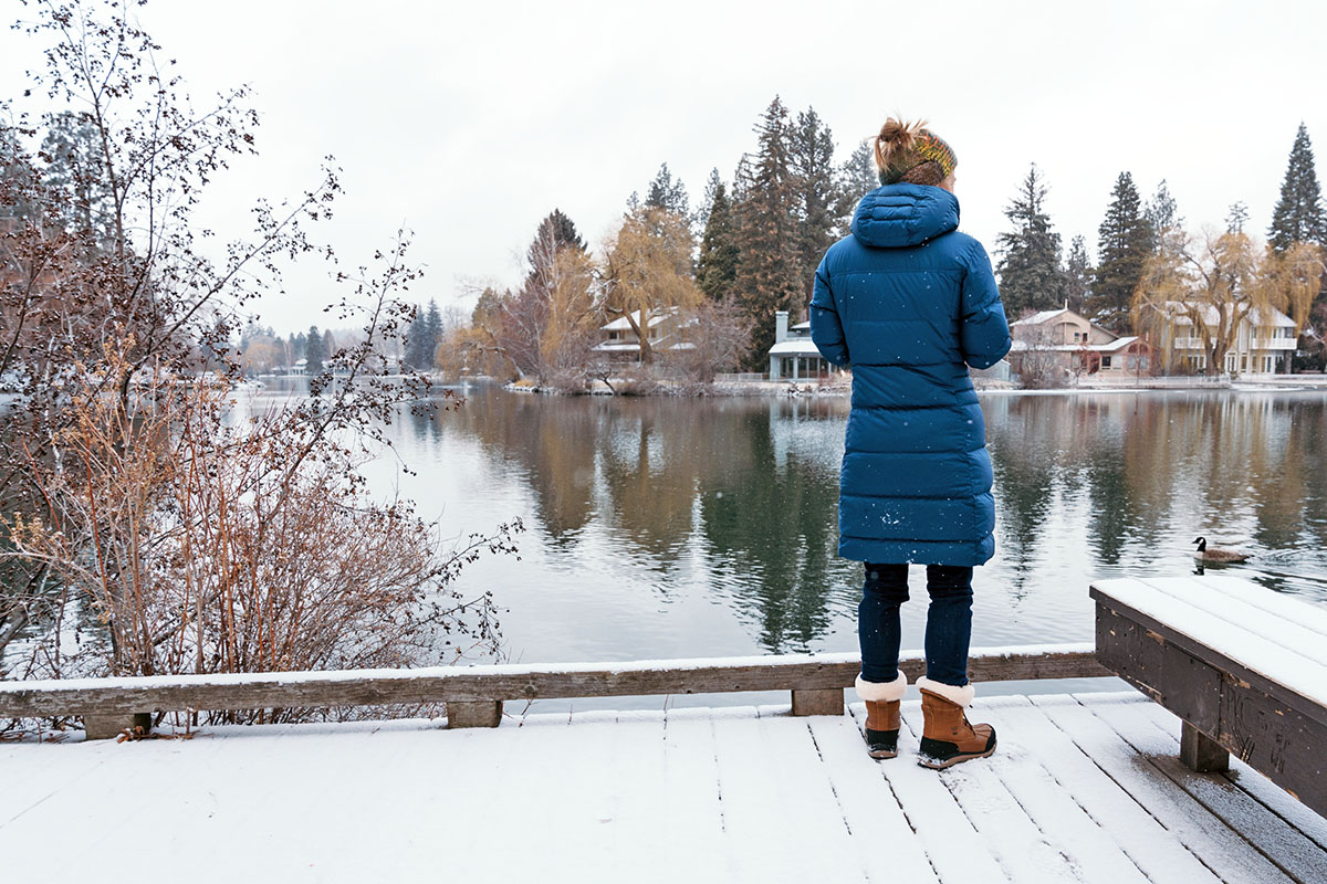 patagonia long down coat