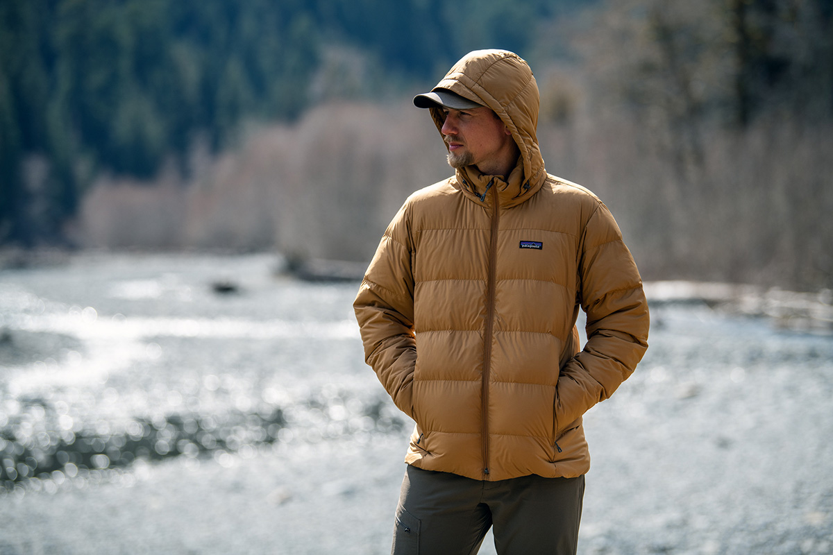 Men's Reversible Silent Down Fleece Jacket, Patagonia