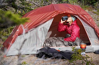 Rab Xenon synthetic jacket (inside tent)