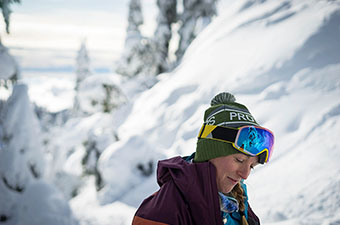 Smith Skyline goggles (in backcountry)