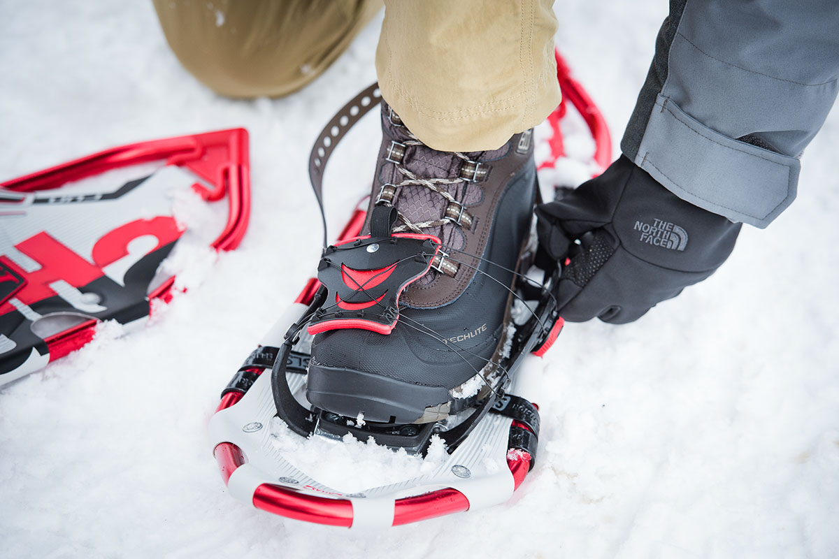 hiking boots for snowshoeing