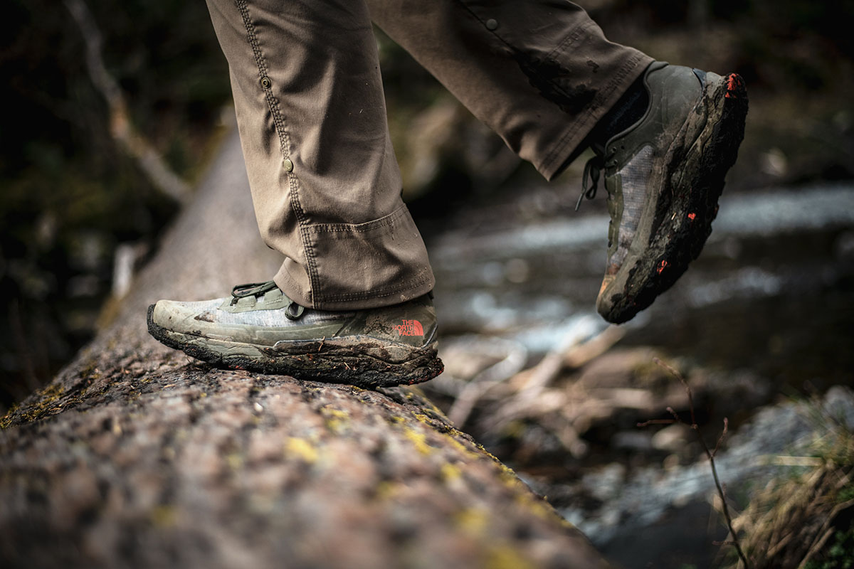 Gucci X The North Face Leather Hiking Boots in Green for Men