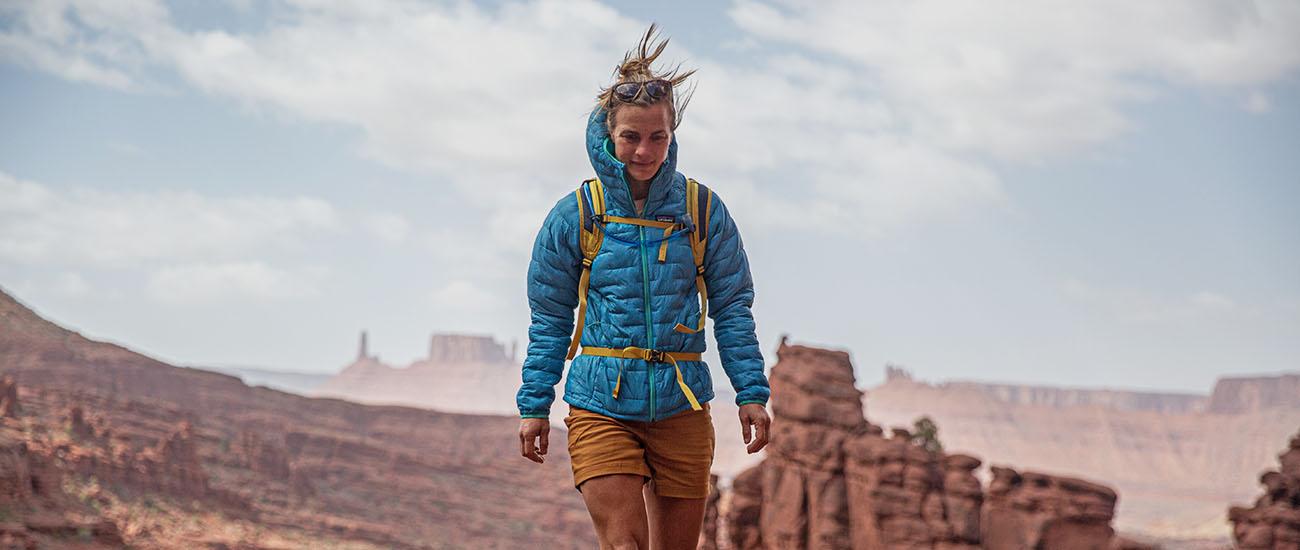 Patagonia Micro Puff Hoody (hiking in Fischer Towers)