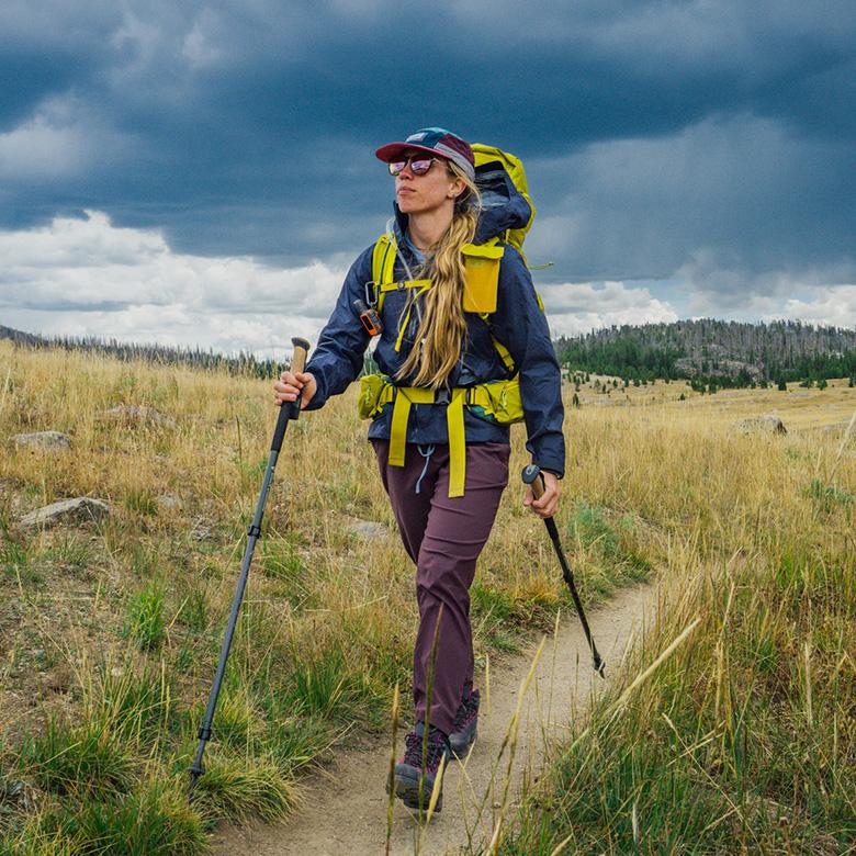 Arc'teryx Beta SL hardshell jacket (backpacking in moody weather)