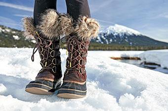 black knee high fold over boots